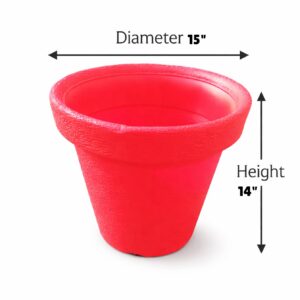 Pure Plastic Pot 15"