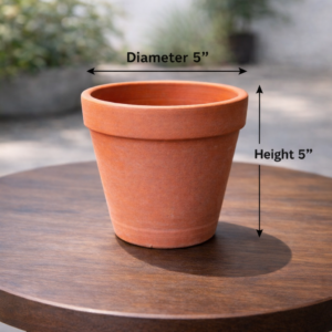 Lahori Terracotta Clay Pots Plain 🏺🌿 7"