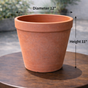 Lahori Terracotta Clay Pots Plain🏺🌿 14"