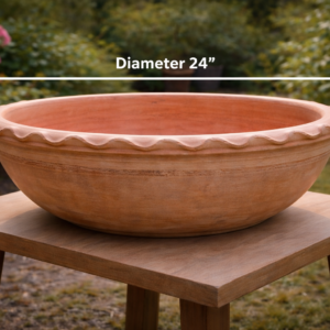 Peshawari Clay Bowl 🏺🌿 24"